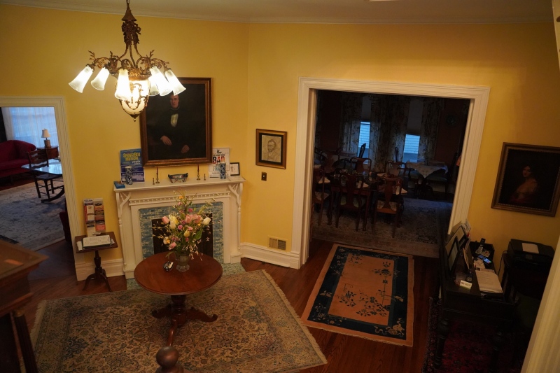 Hanna House from the stairway