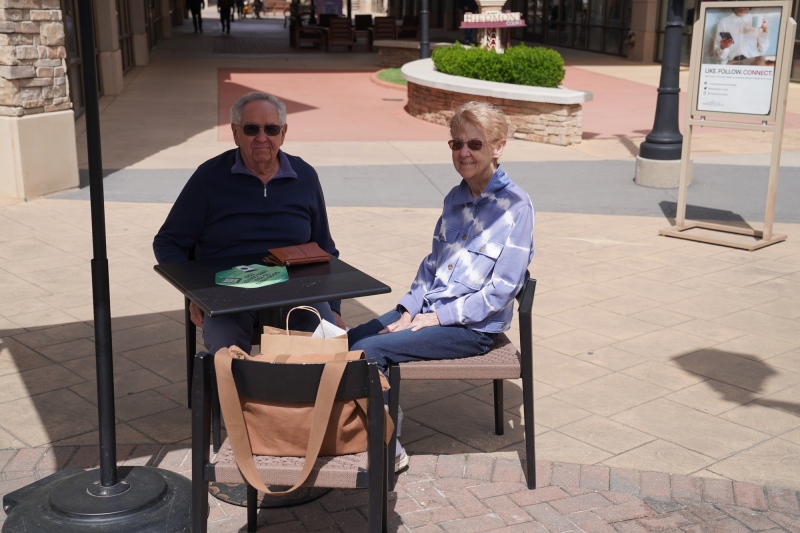 Waiting for the one and only Starbucks Coffee at the Plaza