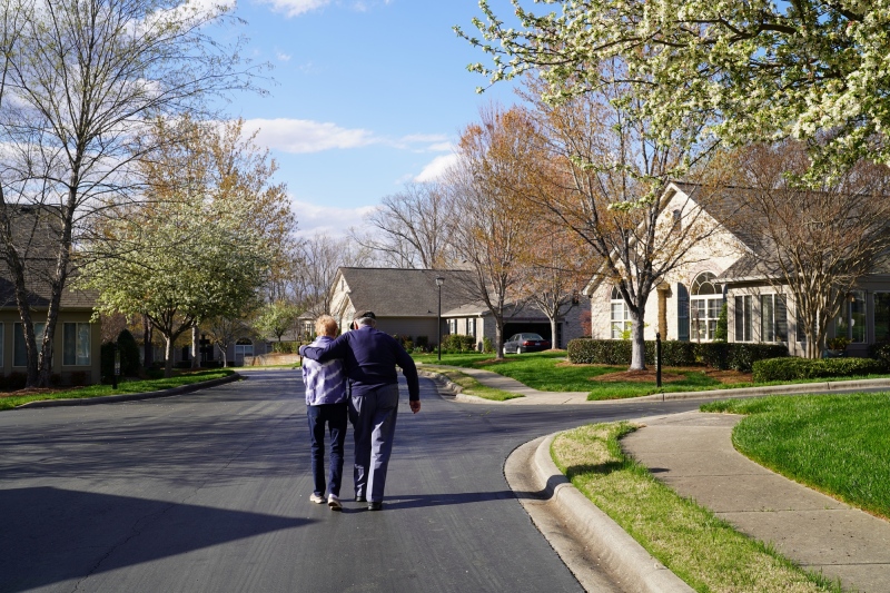 Walking down to Mollies´s house