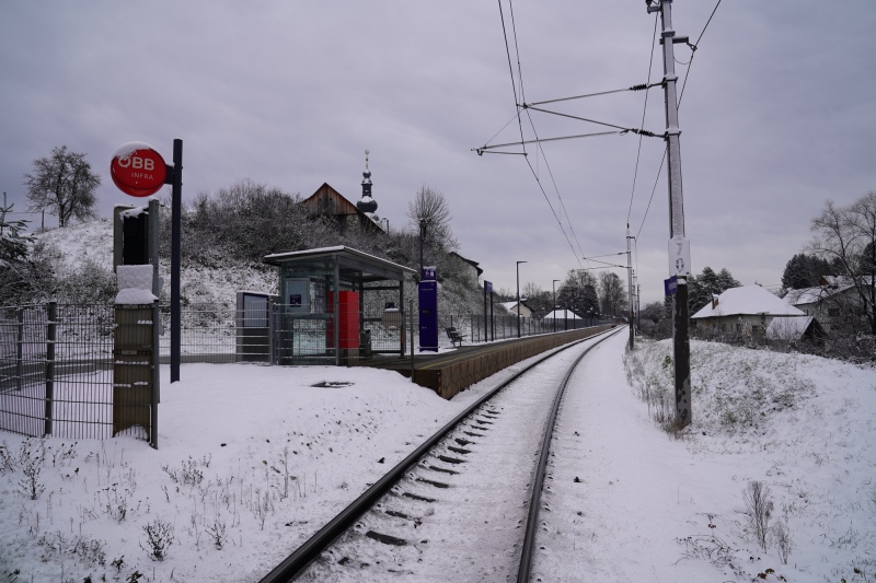 die ÖBB, immer dort, wo man sie braucht