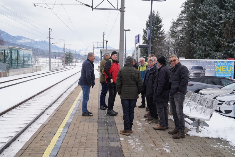 The boys at the train station
