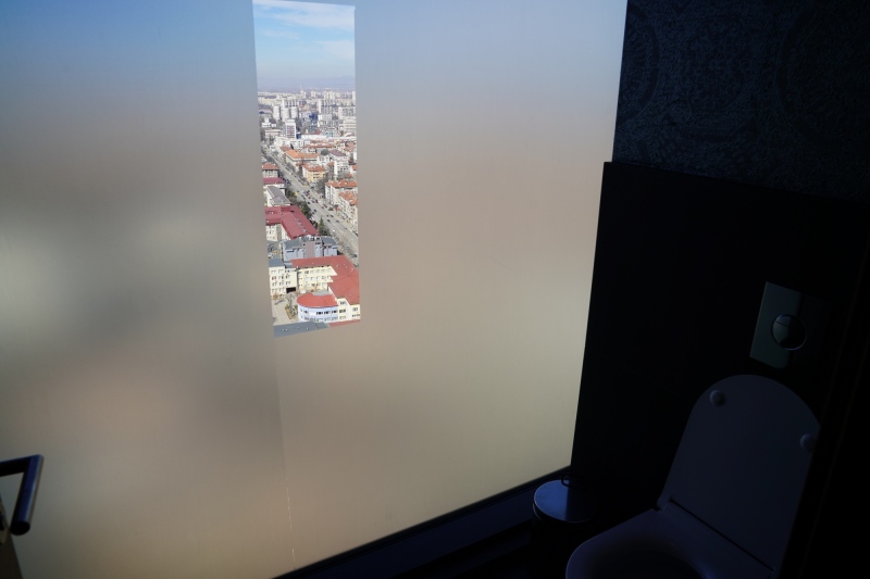 Toilet with gorgeous view