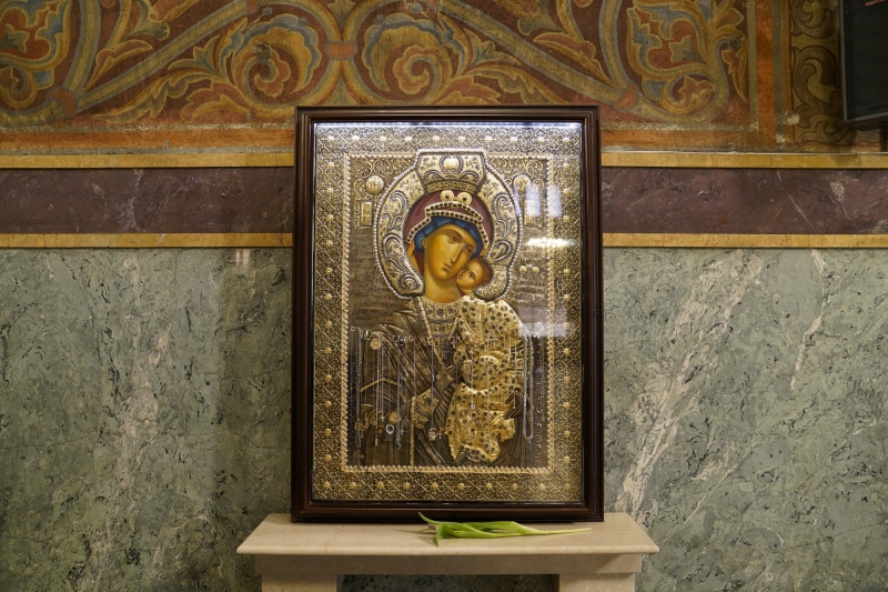 Mary and Jesus Icon