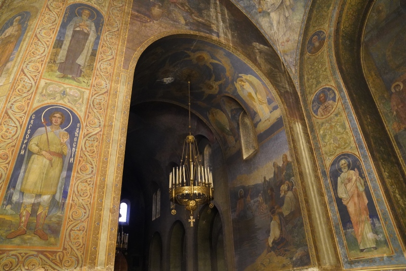 Breathtaking wallpaintings