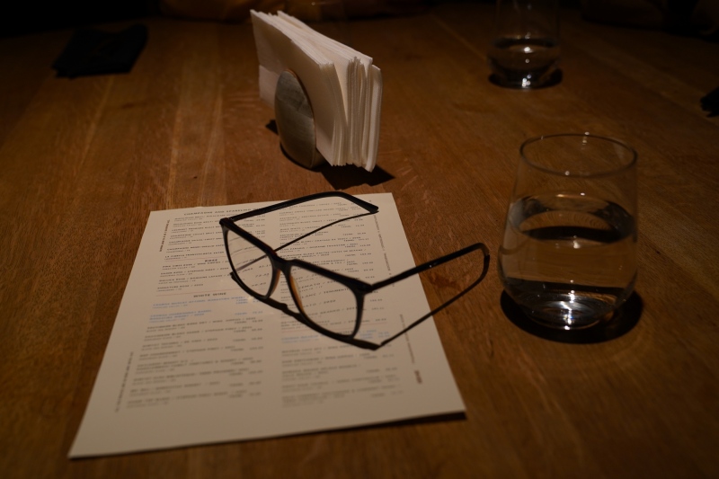 Very sophisticated, the restaurant chosen by doña Carolina