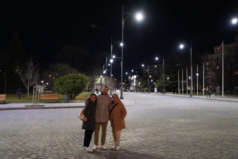 In front of St. Alexander Nevski Cathedral