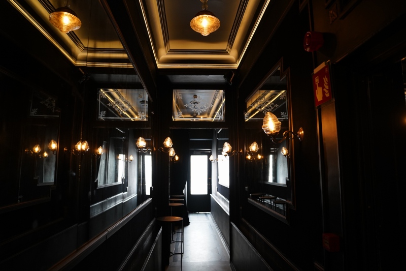 Entrance to the restaurant