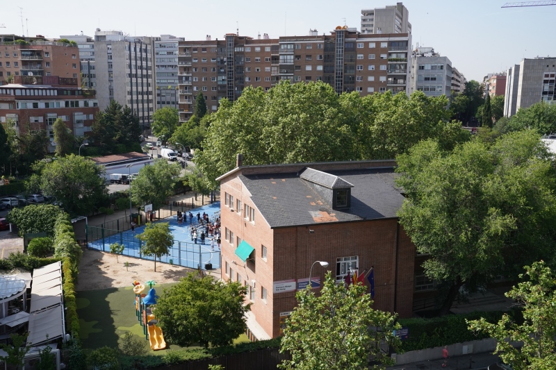 Catholic school seen from terrace No.1