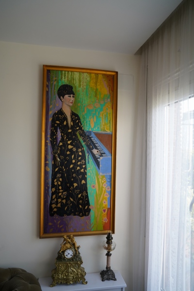 Narda´s aunt, the famous cembalist, Anna  Graf Savarain from Peru