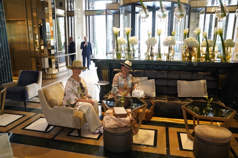 a highly apprpriate place for hat-ladies