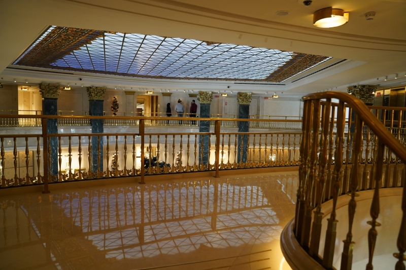 second floor above the hall