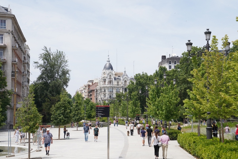 on the way to Plaza de España