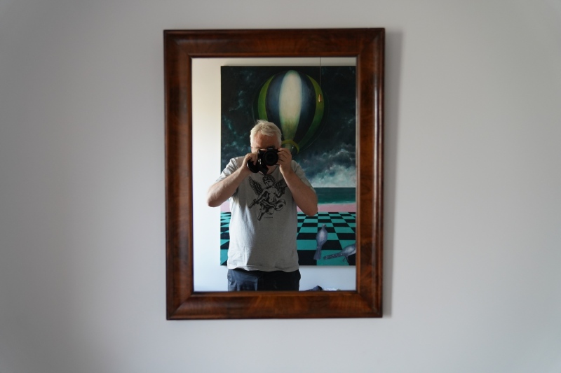Self portrait of a bloody photographer