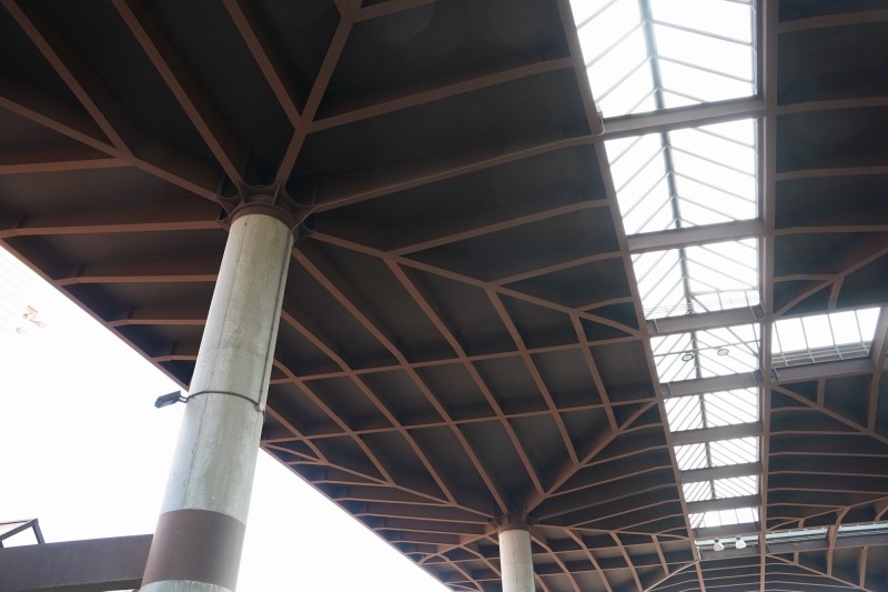 Roof structure auf Atocha Train Station