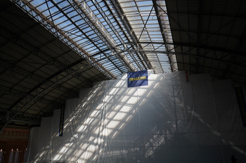 Inside Atocha Train Station