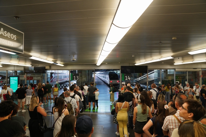 just to walk to the platform is no more permitted ... next time by car!