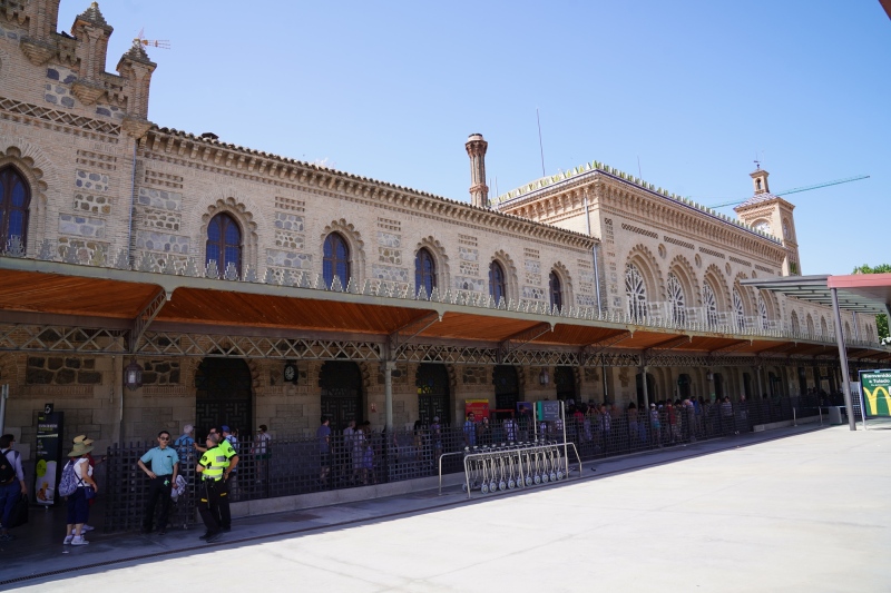 Historic Toledo Train Station from the platform