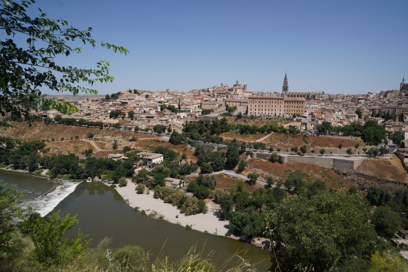 Toledo and Tajo river ( the longest river in Spain )
