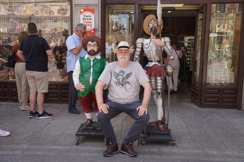 Robert with his old friends