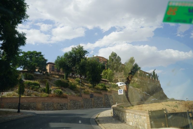 on our way to the train station