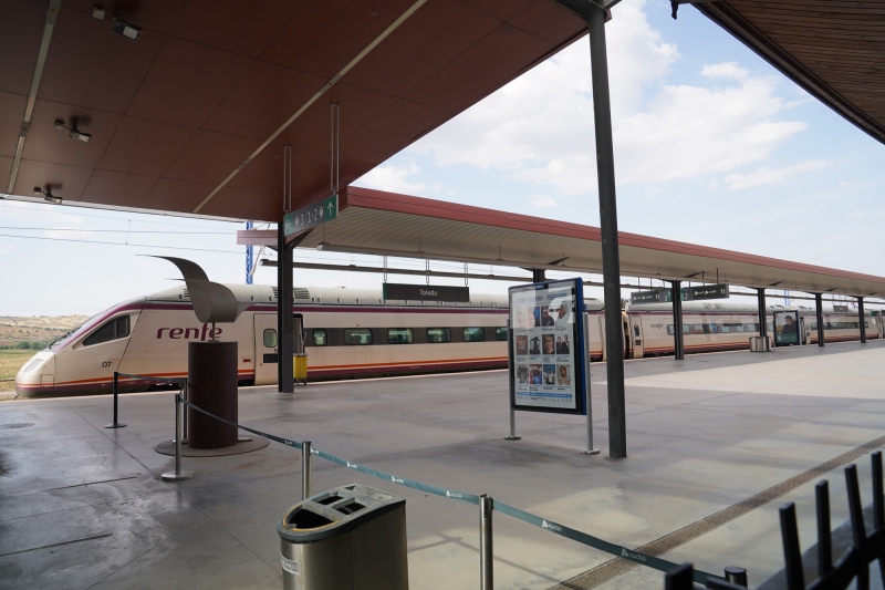our train to Madrid