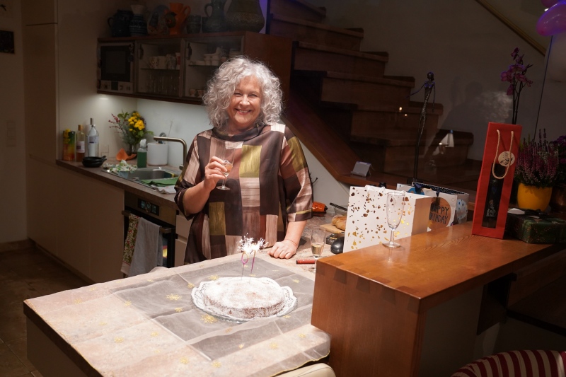 Former Orange Woman Good - Marion in Vienna to celebrate birthday No. 61