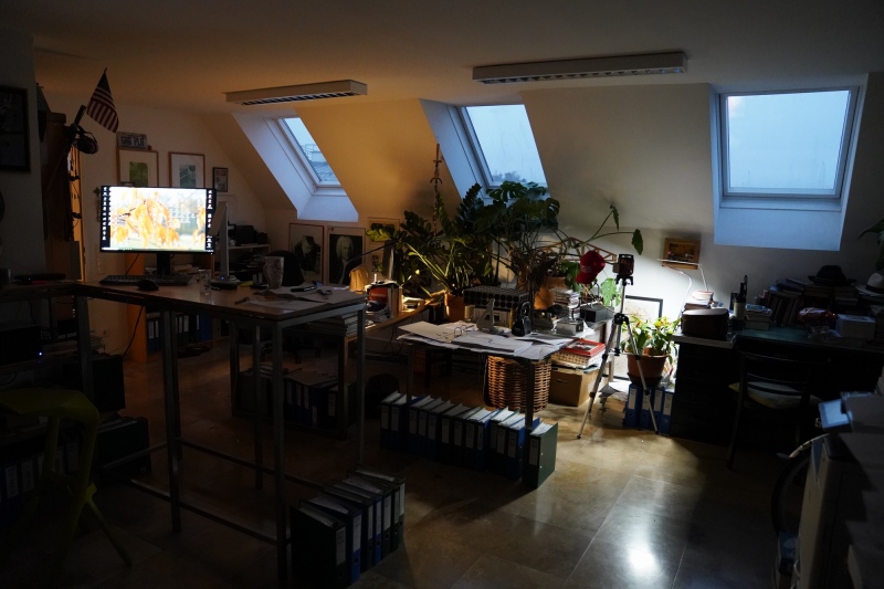 Robert´s office, still producing lot´s of bucks and very few bugs