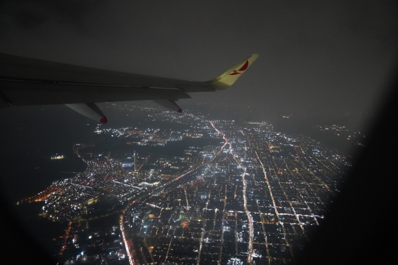 Bogotá de noche, por el camino a Medellín