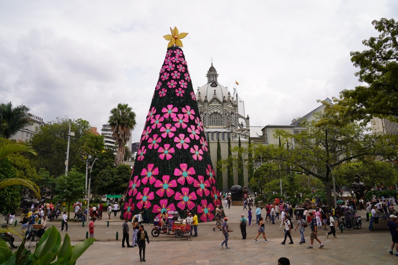 Plaza Botero frente al Museo de Antioquia