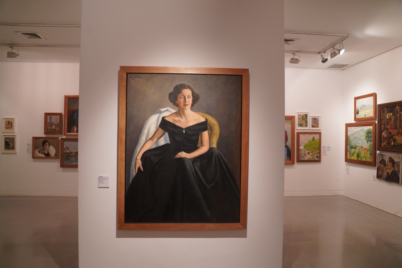 E. Vélez, Retrato de la señora Sofía Gavíria ( 1900 )