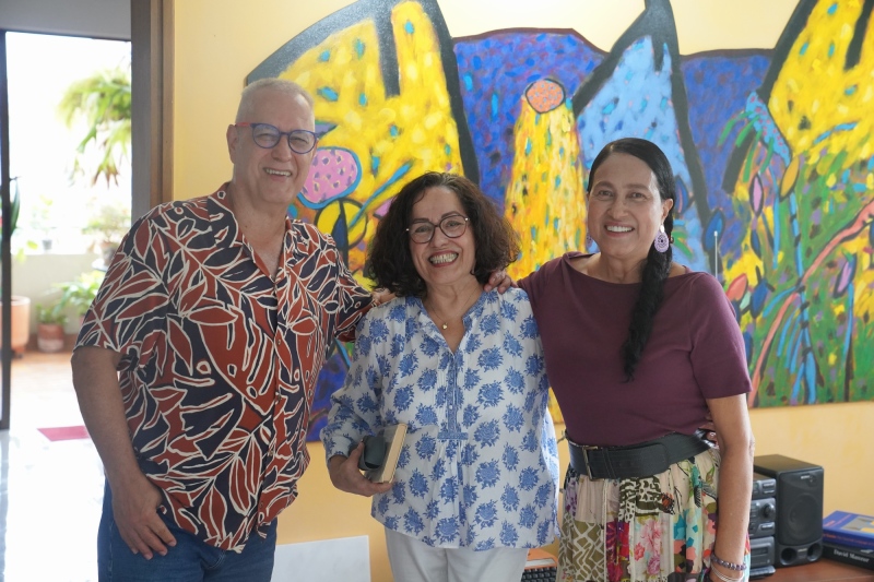 Armando, Maria Nelly y Clara Mónica