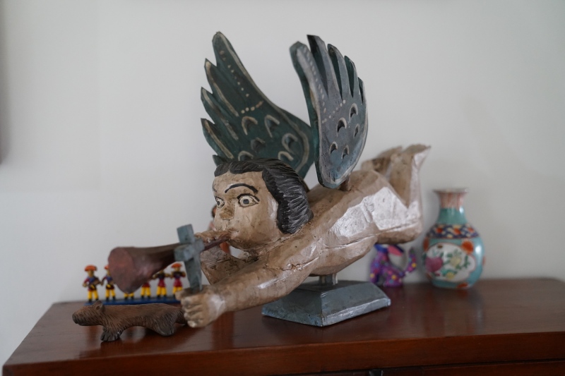 Angelito de madera