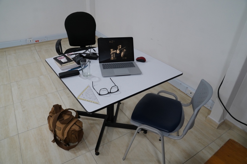 Session de trabajo en la clínica ( señal de www mejor que en la casa )