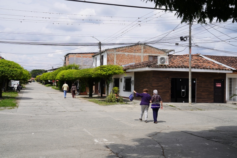 Por el camino a la casa de María Fernanda