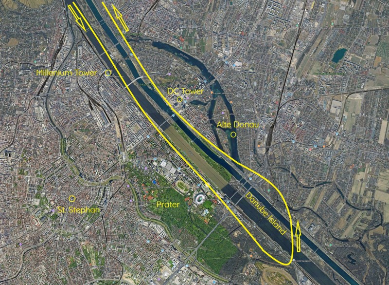 Roundtrip over Vienna