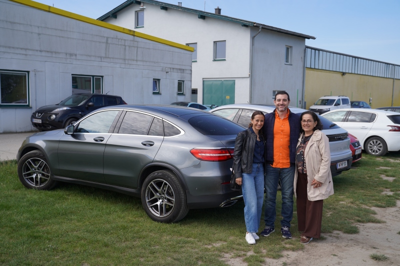 Llegada puntual al aeropuerto de Stockerau