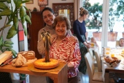 Luz Angela con su Ángel y con su Cami