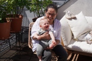 Abuelita y Nico, ámbos contentos