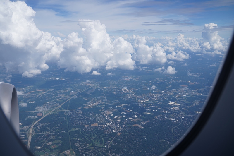 9 hours later over Charlotte