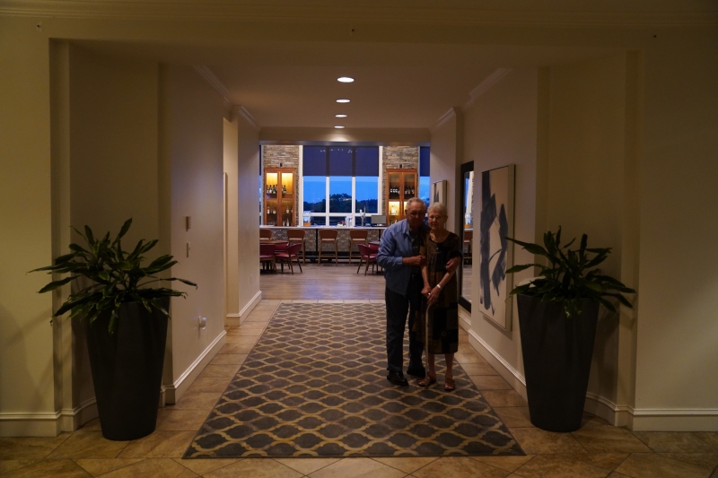After dinner at the Golf Club