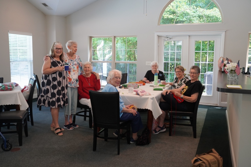 Short visit of the famous Stich-Whitches at the Clubhouse