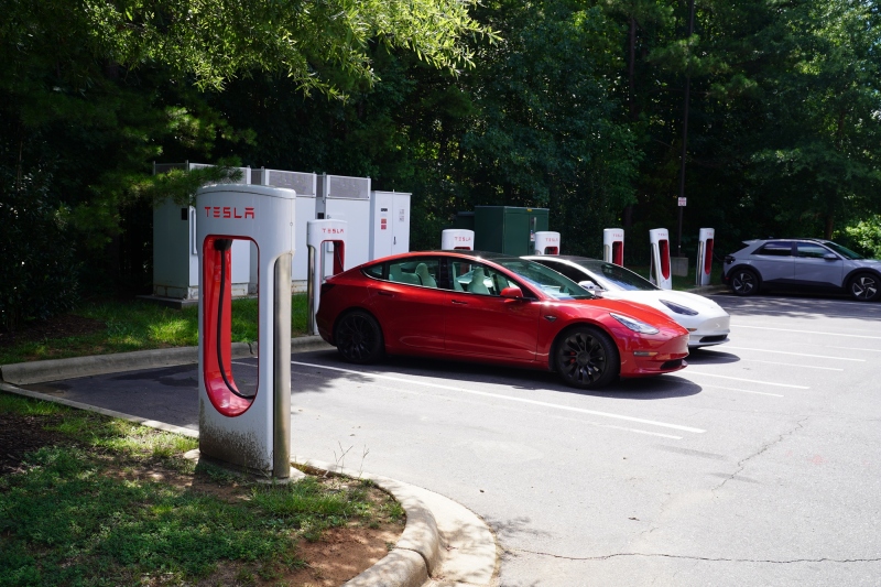 First time at the Tesla-Supercharger