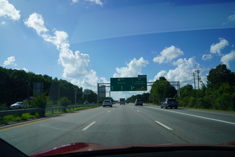 On the way home to Matthews