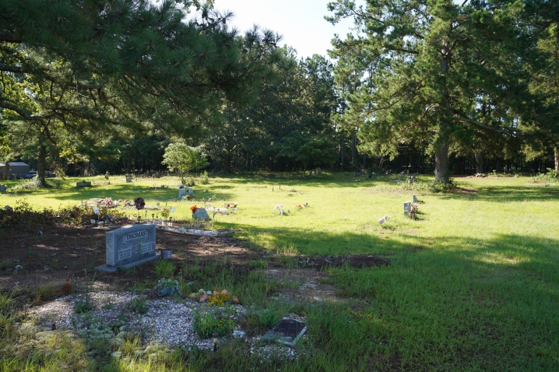 Cemetery nearby, strange every third last name was Polk ( 11th president of the US 1795-1849 )