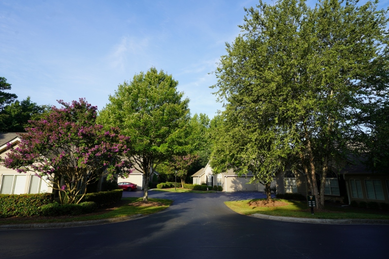 Next morning walking barefoot through the neigbourhood, this time with my wide-angle-lens