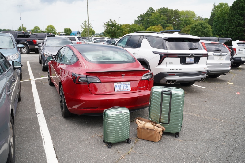 Bye, bye Tesla, it was great to drive you i.e. been driven by you