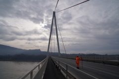 NÖL DBH Fahrbahn Donaubrücke Hainburg