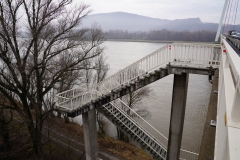 NÖL DBH Stiegenturm  Bestand - Blick zum Fluß