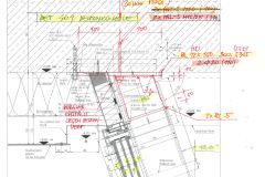MGL VIO 400  Konstruktionsentwurf Lagerpunkt an RDUK +9,100 m,  axial verschieblich, quer fest