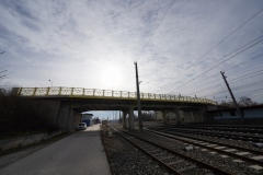 DSP  Ansicht B18.03  über ÖBB mit Radweg Nordseite